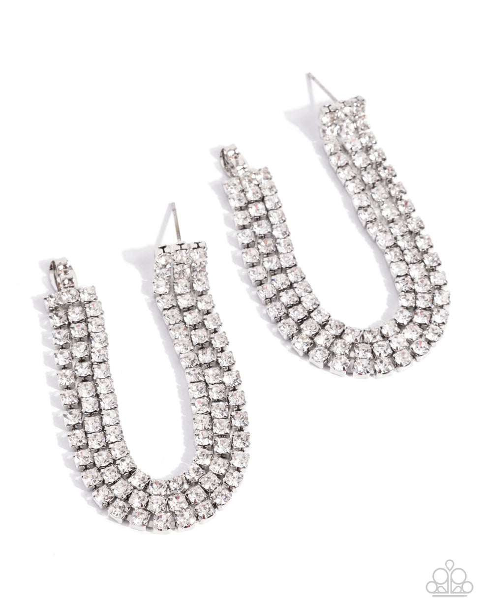 Delicate Daydream White Earrings - Jewelry by Bretta