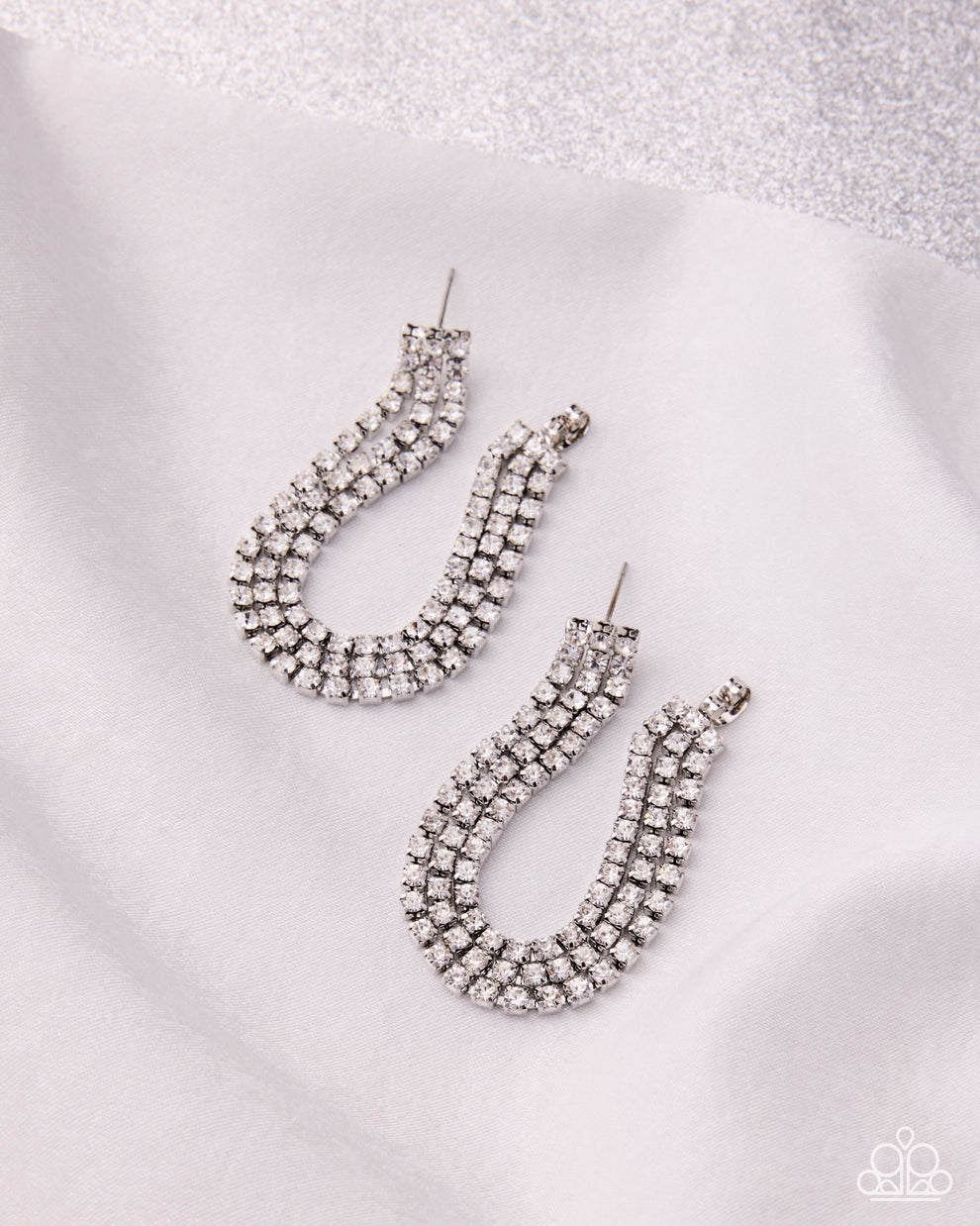 Delicate Daydream White Earrings - Jewelry by Bretta