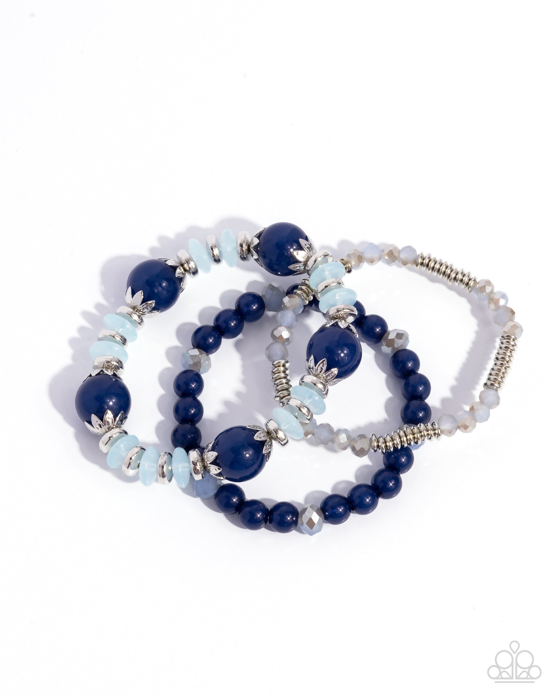 Flashy Frugality Blue Bracelets - Jewelry by Bretta