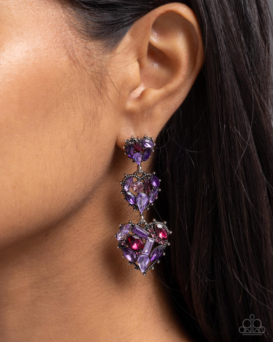 Lovable Lure Purple Earrings - Jewelry by Bretta