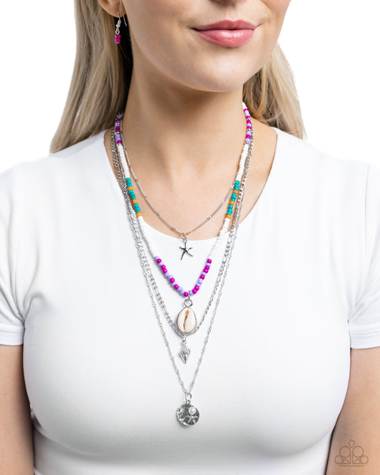 Oceanic Obligato Purple Necklace - Jewelry by Bretta
