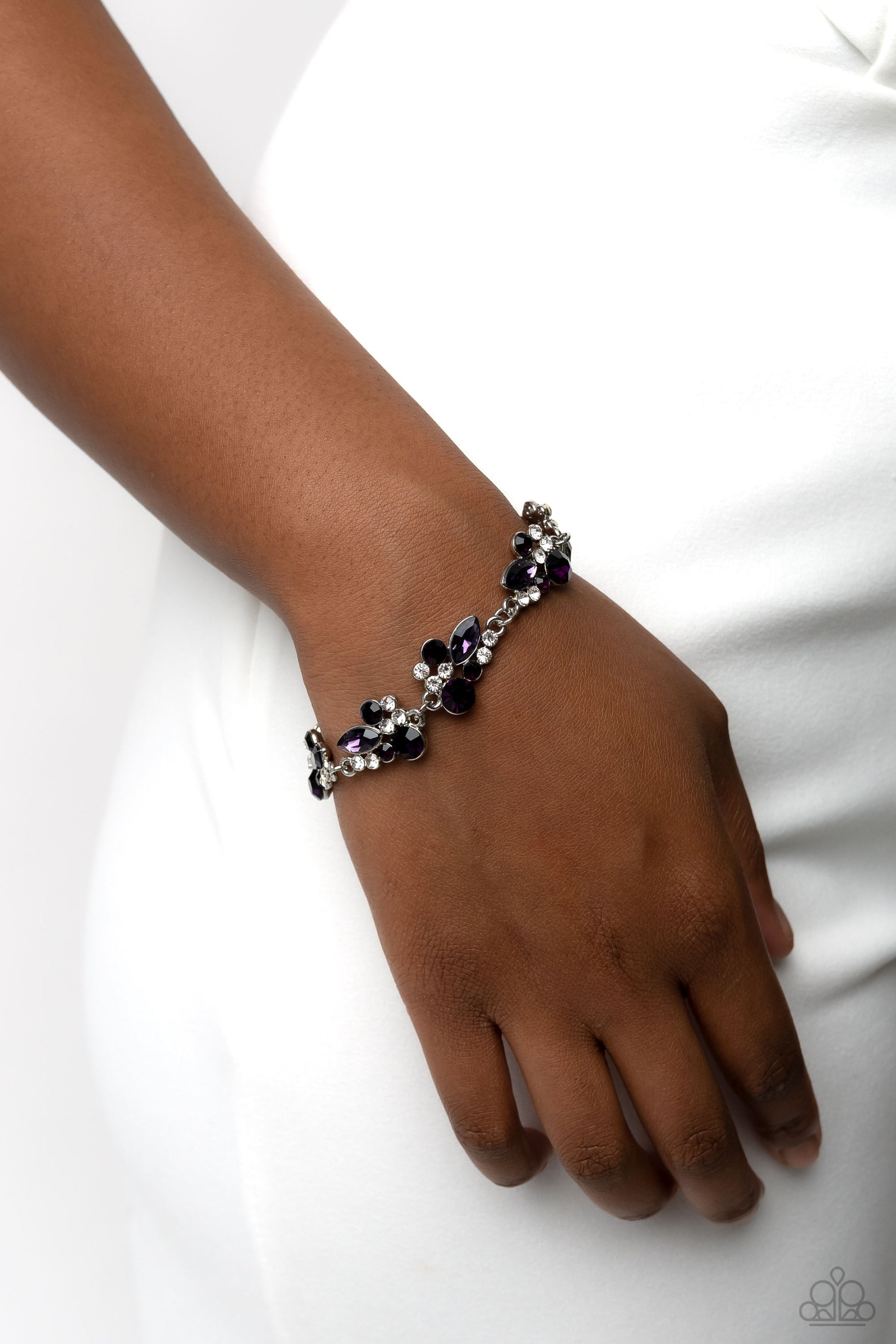 Swimming in Sparkles Purple Set - Jewelry by Bretta