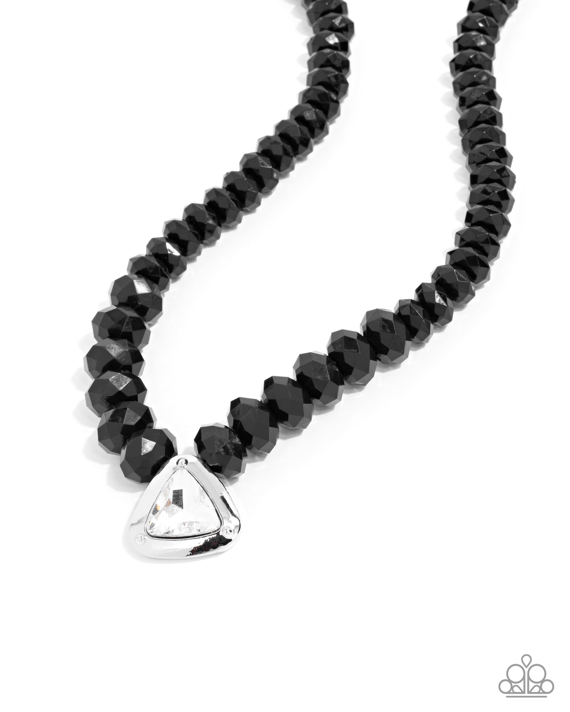 Trailblazing Triangle Black Necklace - Jewelry by Bretta