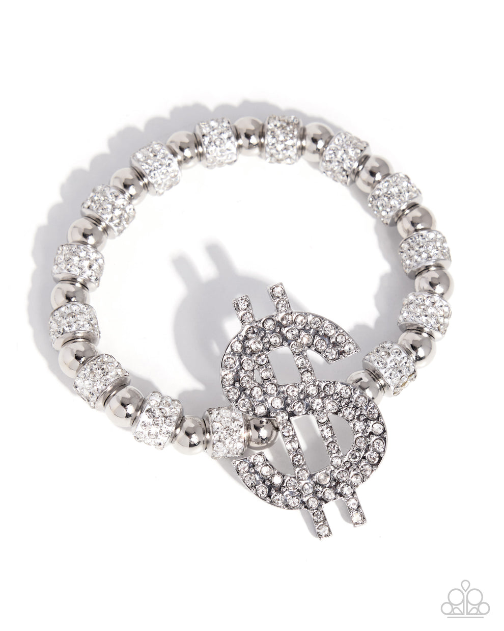 Wealthy Whimsy White Bracelet