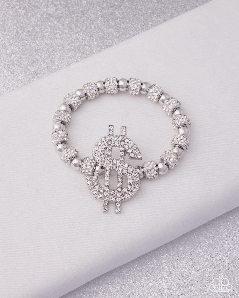 Wealthy Whimsy White Bracelet
