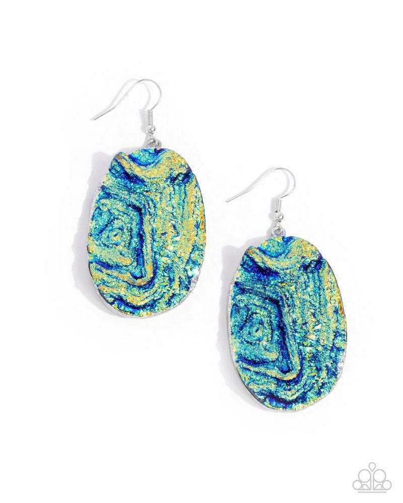 Artistic Avenue Blue Earrings - Jewelry by Bretta