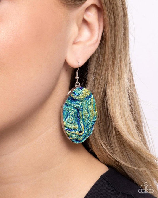Artistic Avenue Blue Earrings - Jewelry by Bretta