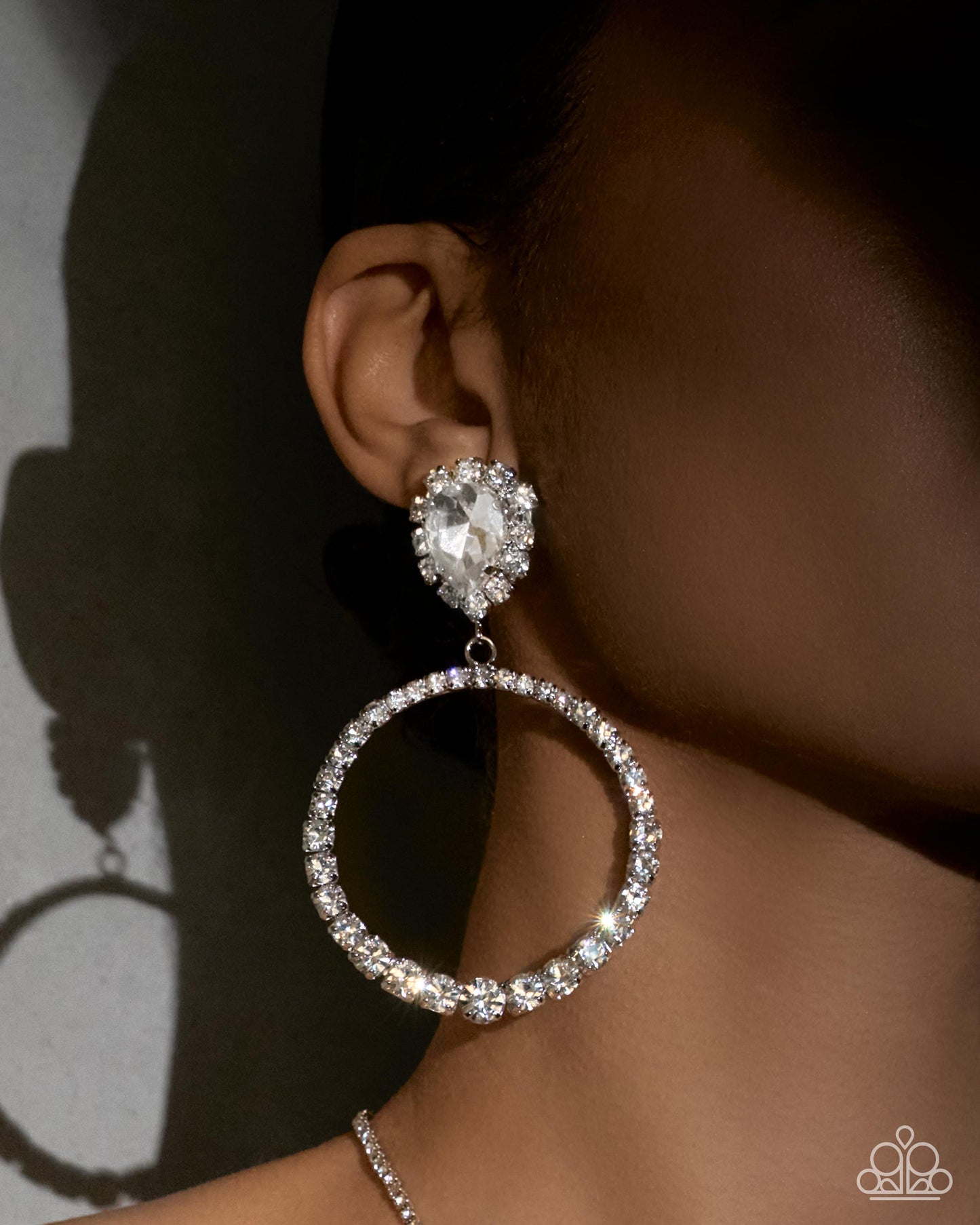 Palatial Polish White Earrings - Jewelry by Bretta