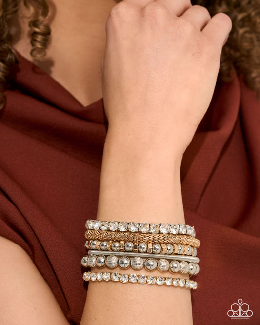 Festive Fashion multicolor Paparazzi bracelet