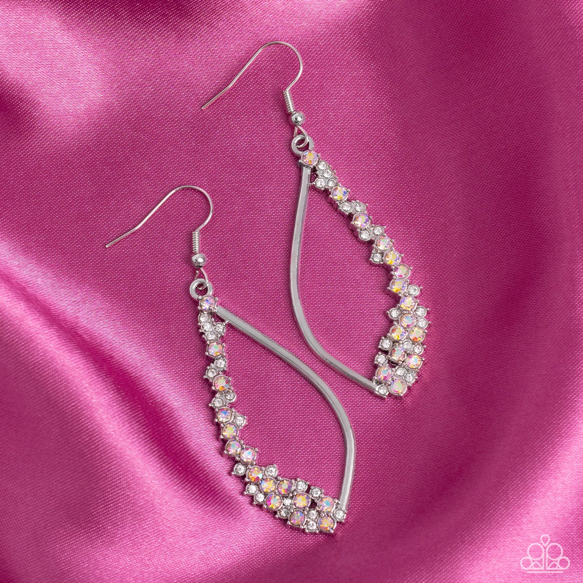 Sparkly Side Effects Multi earrings detail