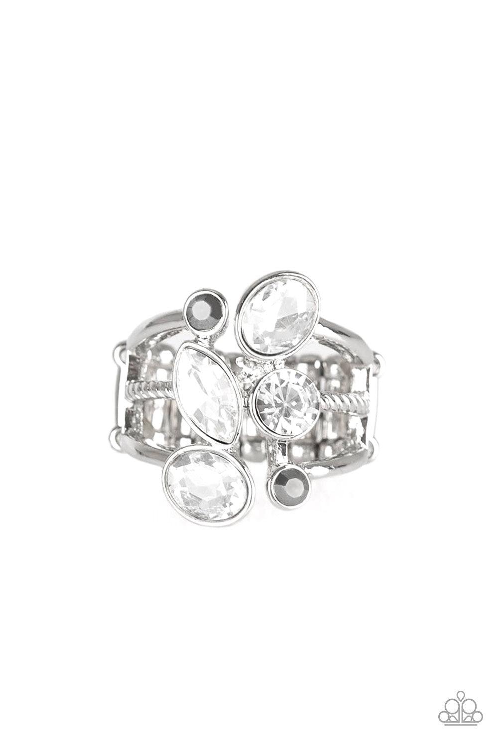 Paparazzi Accessories-Metro Mingle - Silver Ring