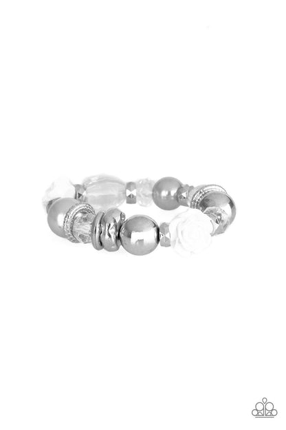 Paparazzi Accessories-Here I Am - Silver Bracelet