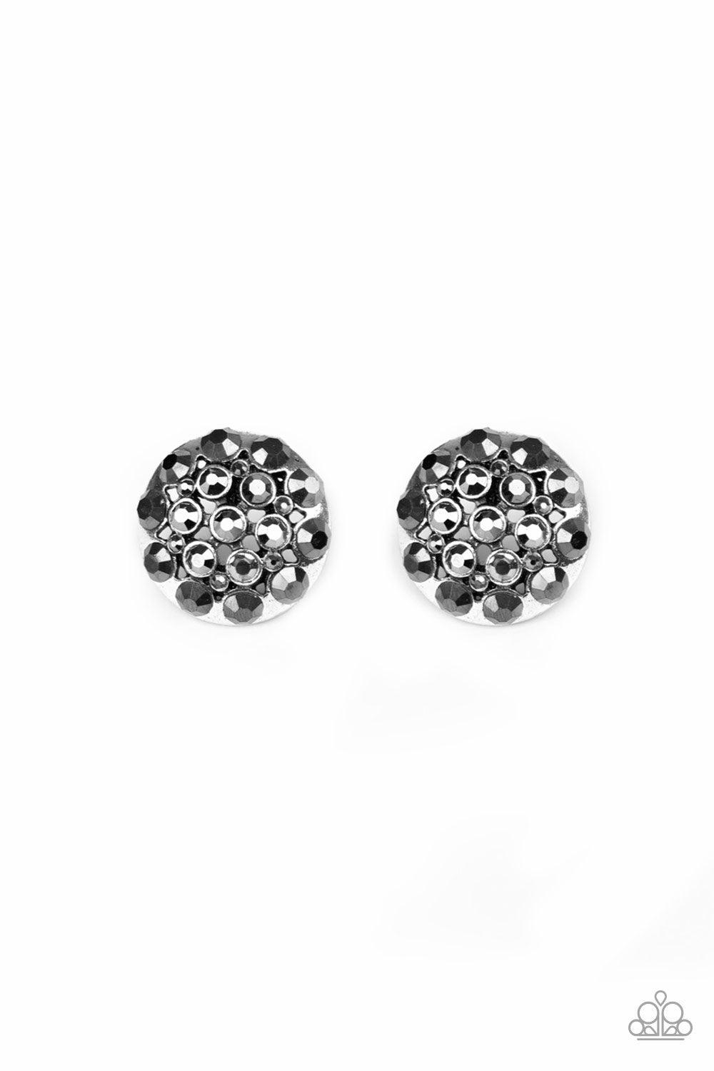 Paparazzi Accessories-Hollywood Drama - Silver Earrings