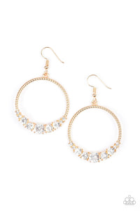 Paparazzi Accessories-Self-Made Millionaire - Gold Earrings