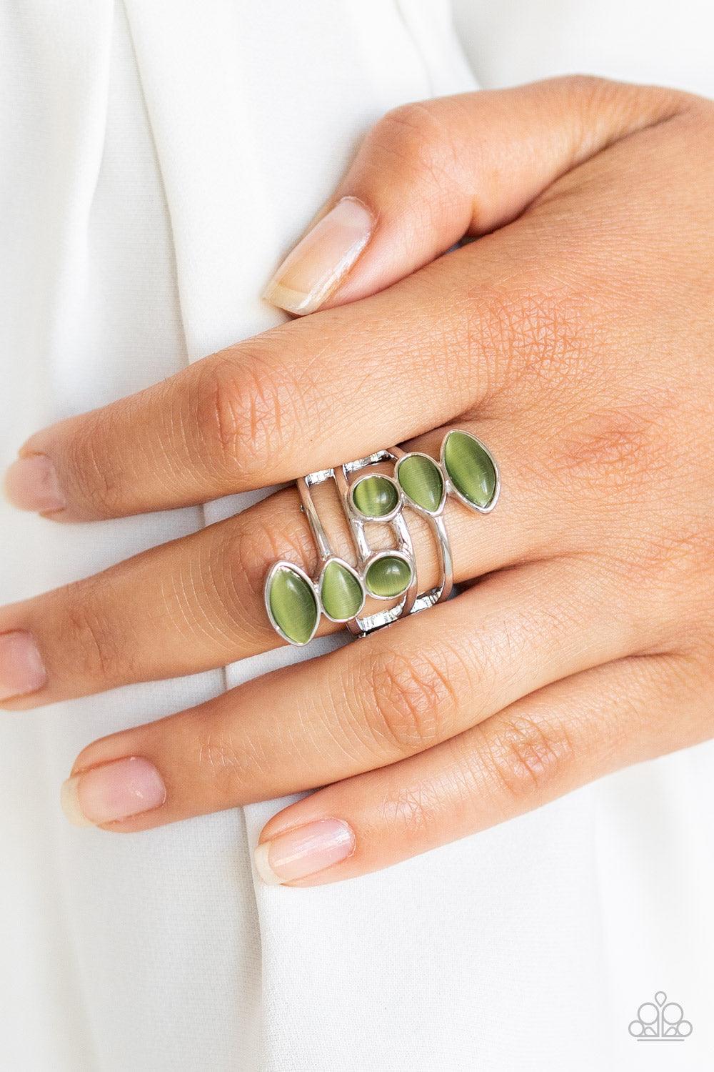 Paparazzi Accessories-Wraparound Radiance - Green Ring