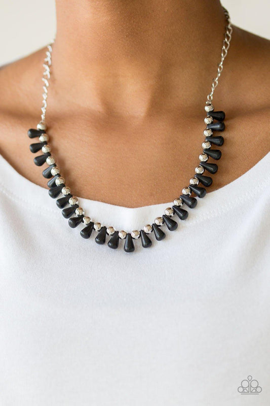 Extinct Species Black Necklace -Jewelry by Bretta