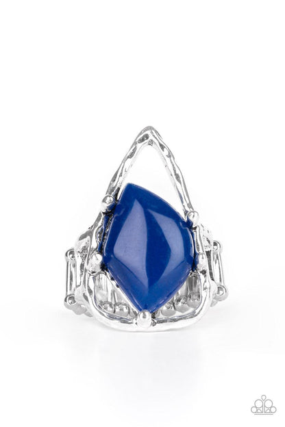 Paparazzi Accessories-Get The Point - Blue Ring