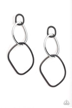 Paparazzi Accessories Twisted Trio - Black Earrings - jewelrybybretta