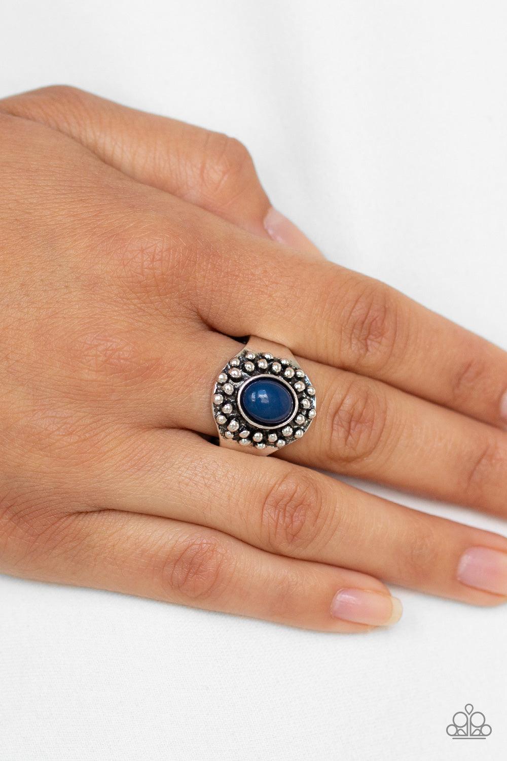 Paparazzi Accessories-Please and Thank You - Blue Ring
