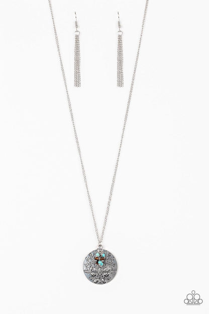 Paparazzi Accessories Desert Abundance - Blue Necklace - jewelrybybretta