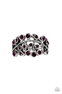 Paparazzi Accessories-Bling Swing - Purple Ring