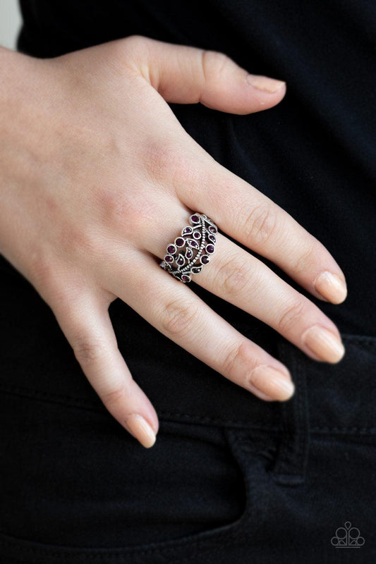 Paparazzi Accessories-Bling Swing - Purple Ring