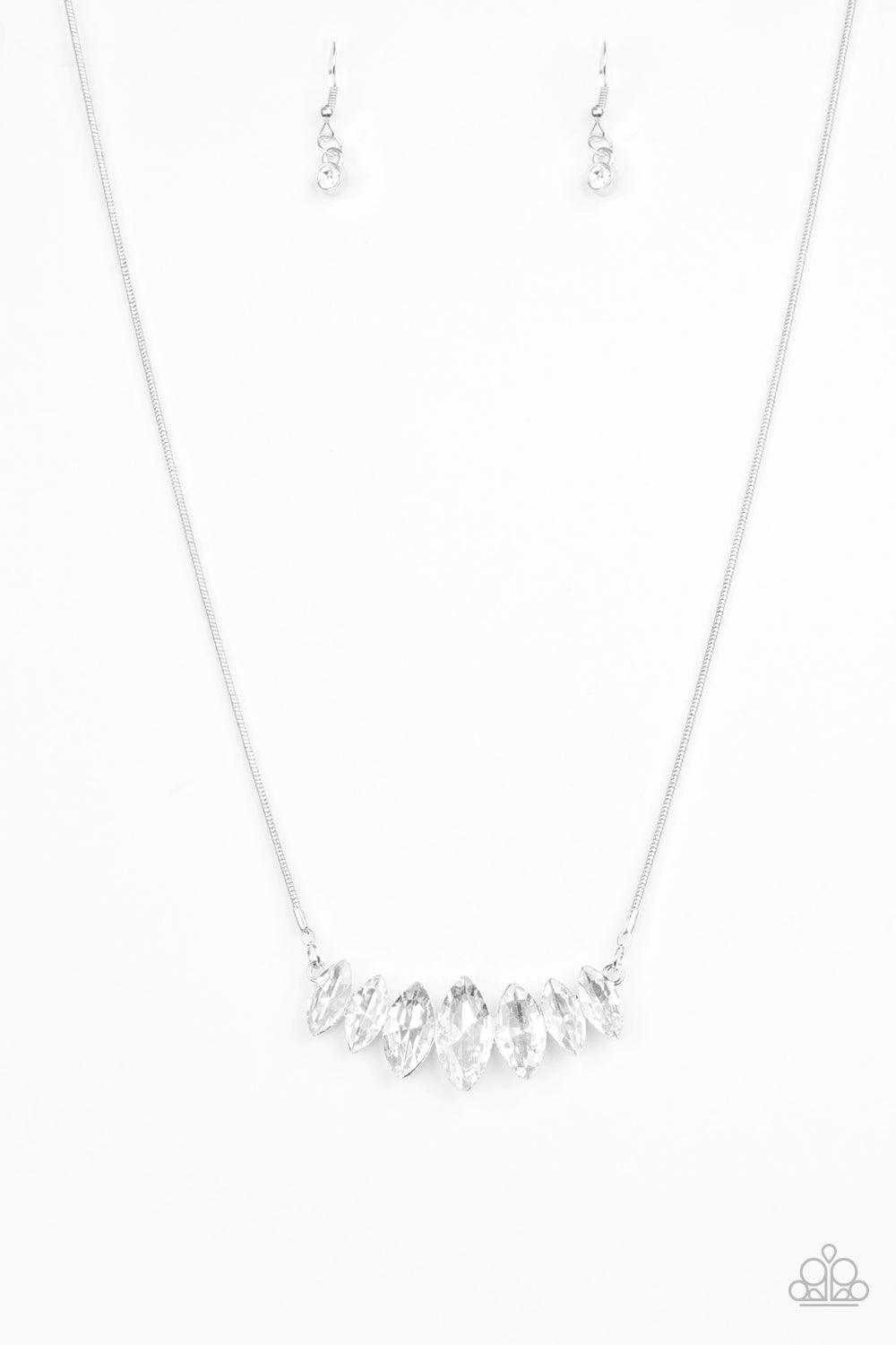 Leading Lady White Necklace - Jewelry by Bretta - Jewelry by Bretta