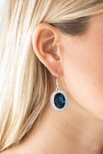 Paparazzi Earrings-Only FAME In Town - Blue Earrings - jewelrybybretta