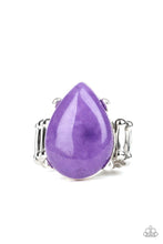 Paparazzi Accessories-Mojave Minerals - Purple Ring - jewelrybybretta