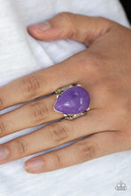 Paparazzi Accessories-Mojave Minerals - Purple Ring - jewelrybybretta