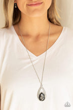 Paparazzi Accessories-Notorious Noble - Silver Necklace