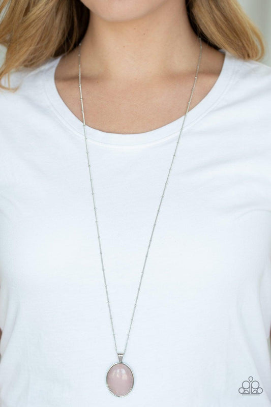 Paparazzi Accessories-Peaceful Glow - Pink Necklace