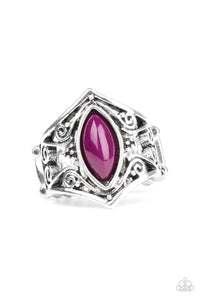 Paparazzi Accessories-Roamin Rogue - Purple Ring - jewelrybybretta