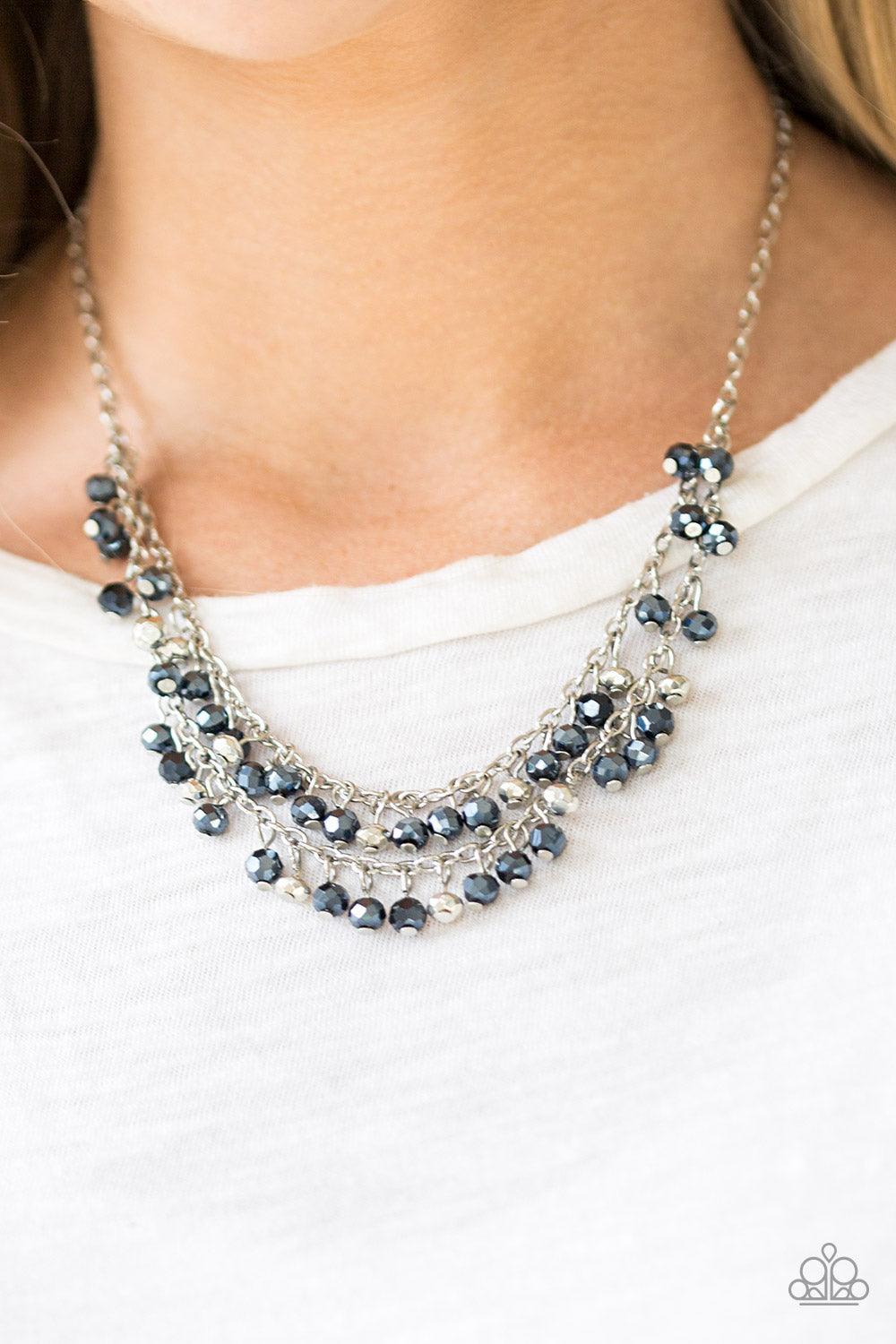 Paparazzi Accessories-So In Season - Blue Necklace