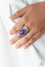 Paparazzi Accessories-Southern Sage - Purple Ring - jewelrybybretta