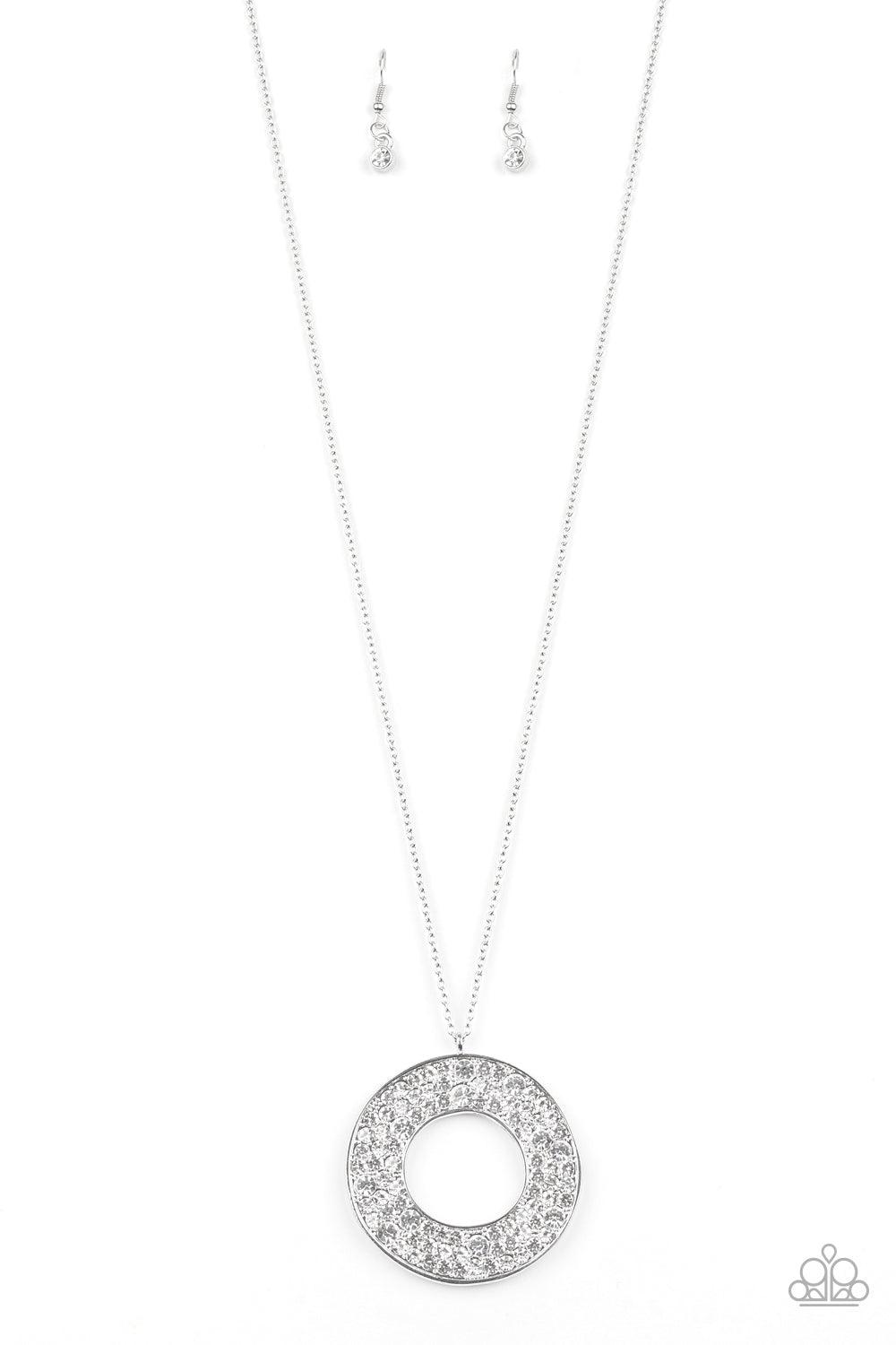 Paparazzi Accessories-Bad HEIR Day - White Necklace - jewelrybybretta