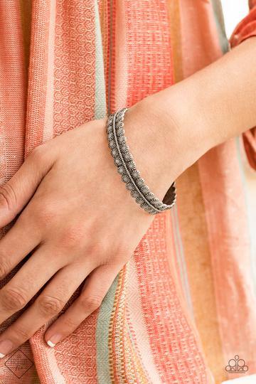 Paparazzi Accessories-Rustic Relic - Silver Bracelet