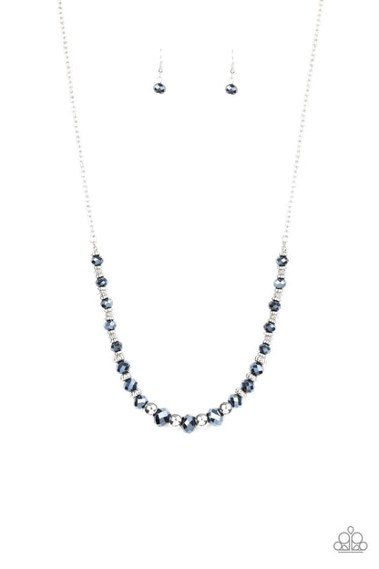 Paparazzi Accessories-Stratosphere Sparkle - Blue Necklace