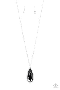 Paparazzi Accessories-Watch Out For REIGN Silver Necklace