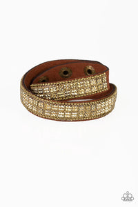 Rock Band Refinement Brass Bracelet - Jewelry by Bretta