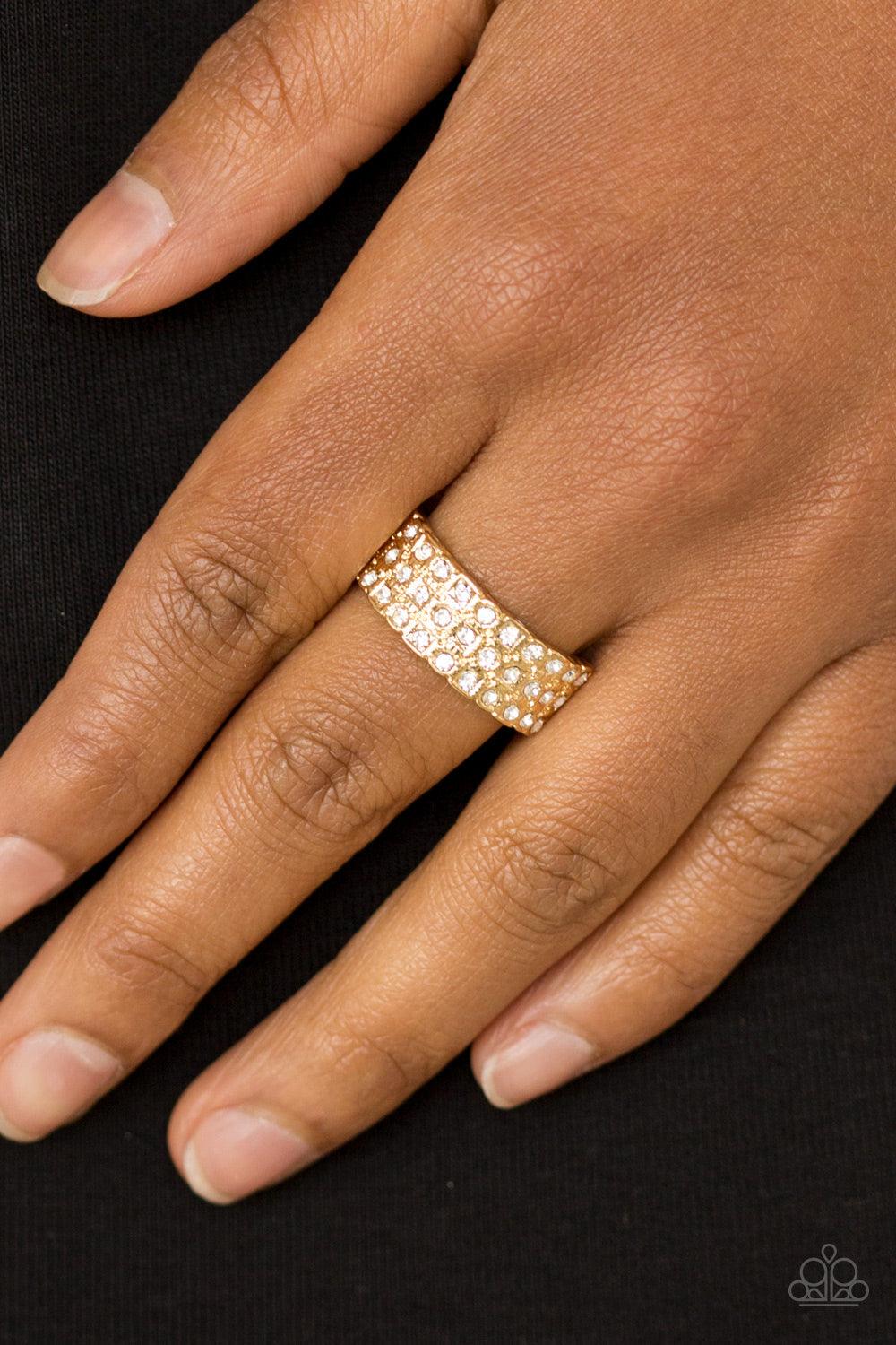 Paparazzi Accessories-Feeling Fab-YOU-less - Gold Ring