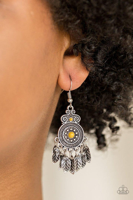  Lower East WILDSIDE Yellow Earrings - Jewelry by Bretta