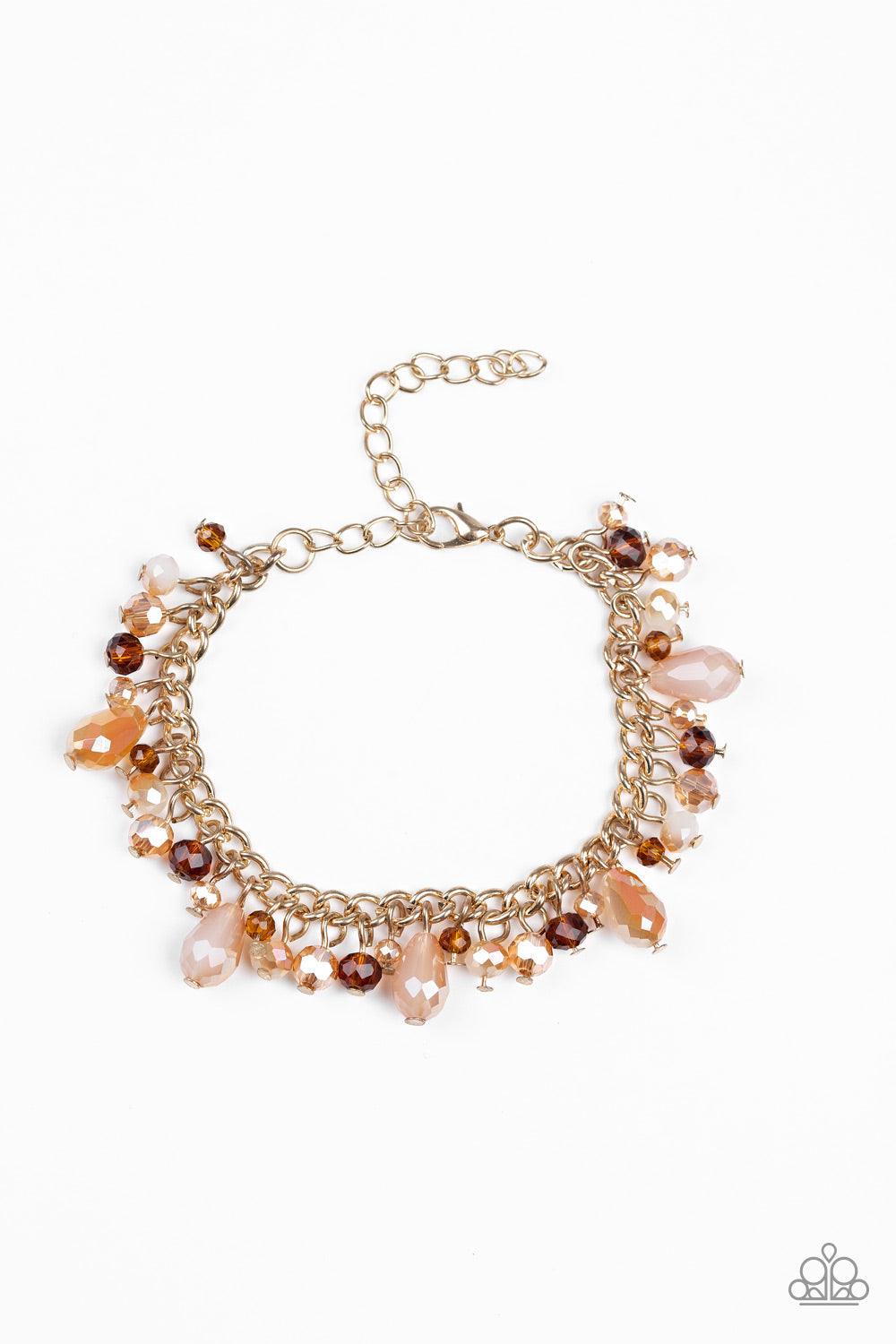Paparazzi Accessories-Catwalk Crawl - Gold Bracelet