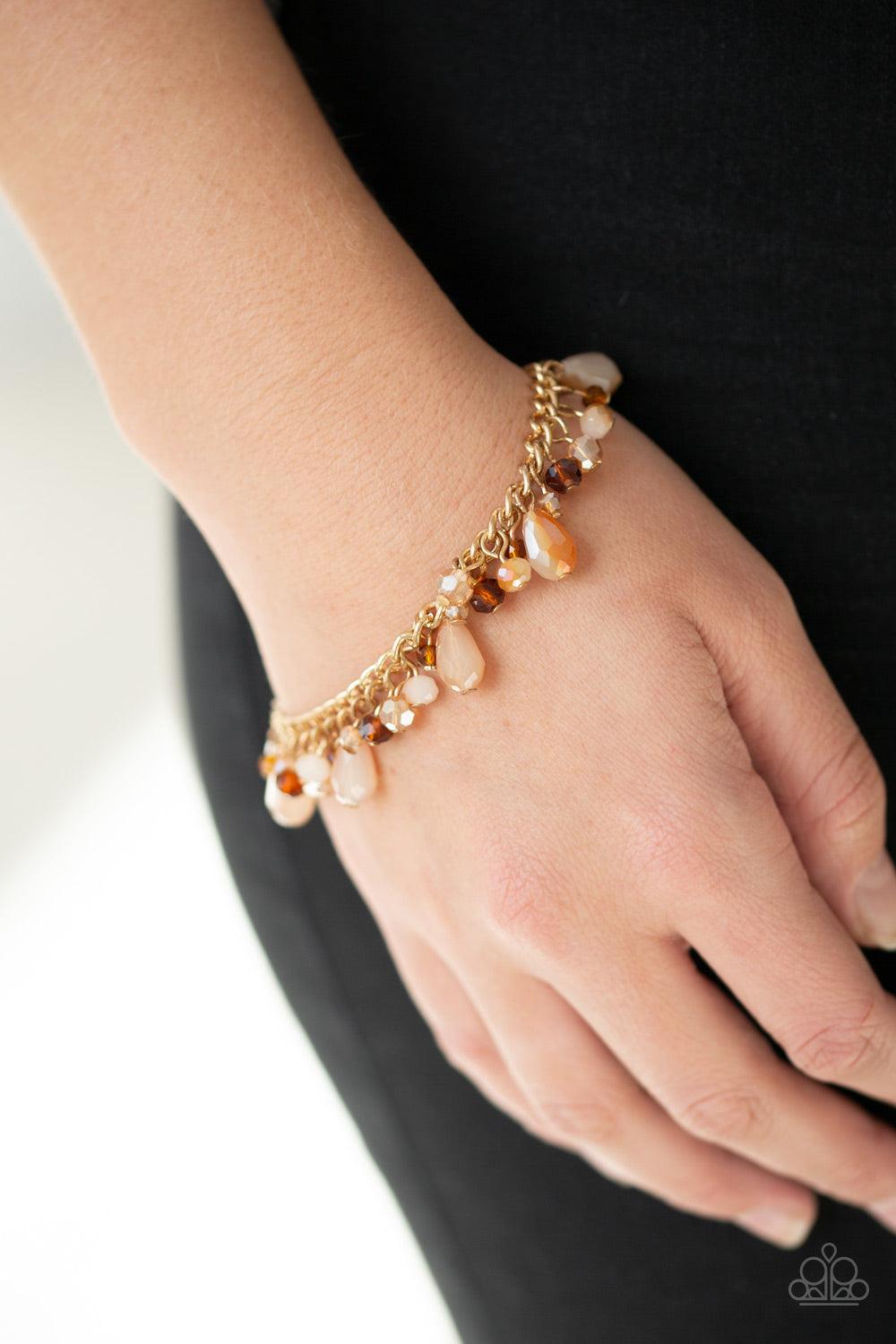 Paparazzi Accessories-Catwalk Crawl - Gold Bracelet