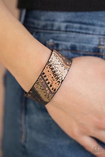Paparazzi Accessories - Come Uncorked - White Bracelet
