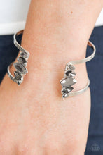 Paparazzi Accessories-Glam Power - Silver Cuff Bracelet