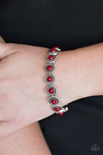 Paparazzi Accessories-Globetrotter Goals - Red Bracelet