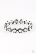 Paparazzi Accessories-Globetrotter Goals - Silver Stretch Bracelet