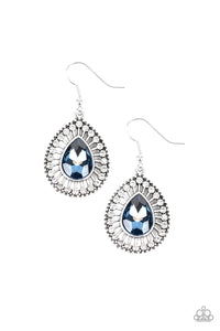 Paparazzi Accessories-Limo Service - Blue Earrings