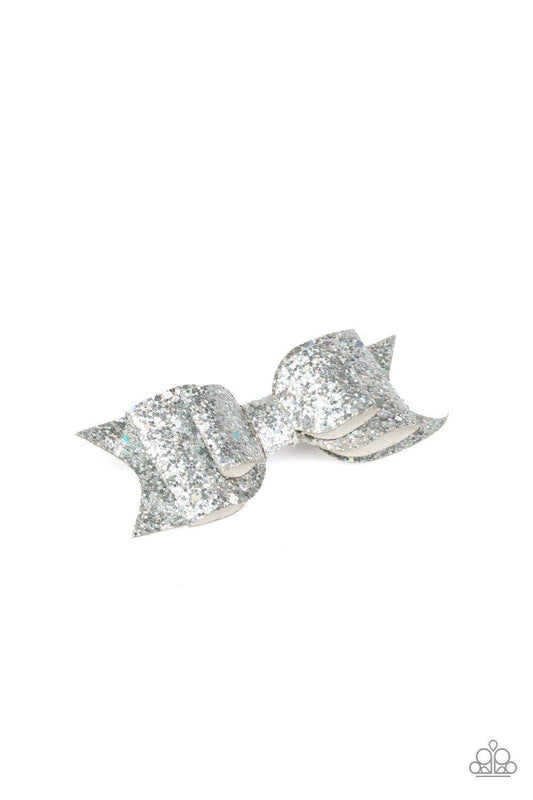 Put A Bow On It Silver Hair Bow - Jewelry By Bretta